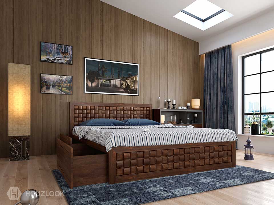 Featured image of post Wooden King Size Bed Design With Storage - The athens storage bed is the perfect product to describe our.