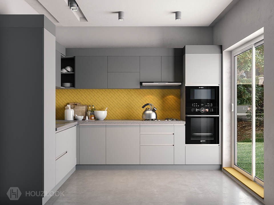 Modular Kitchen Design Interiors In, 10 X 8 Kitchen Layout With Island