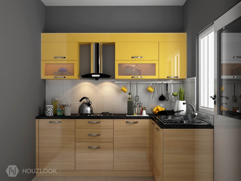 7'X9'-Elegant-L-Shape-Kitchen | Houzlook