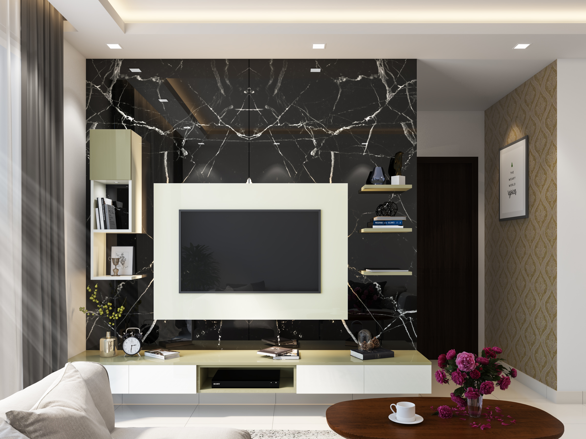 tv unit without wall