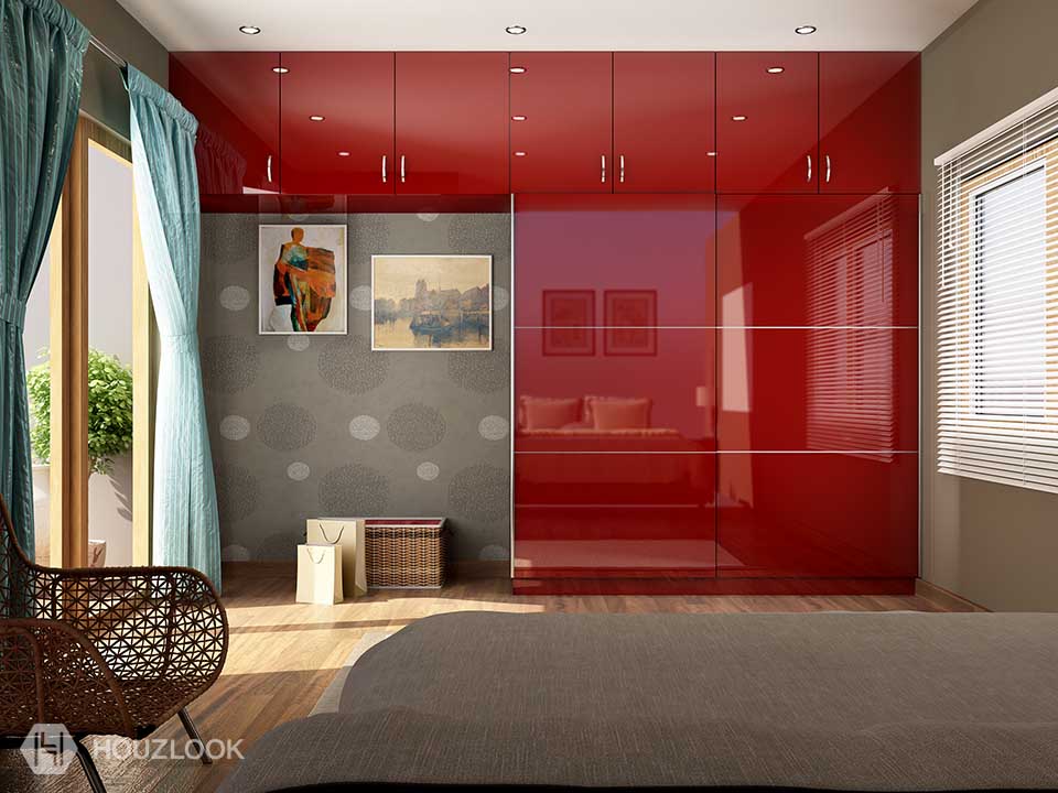 7x7 Phonix Sliding Wardrobe With Loft Houzlook