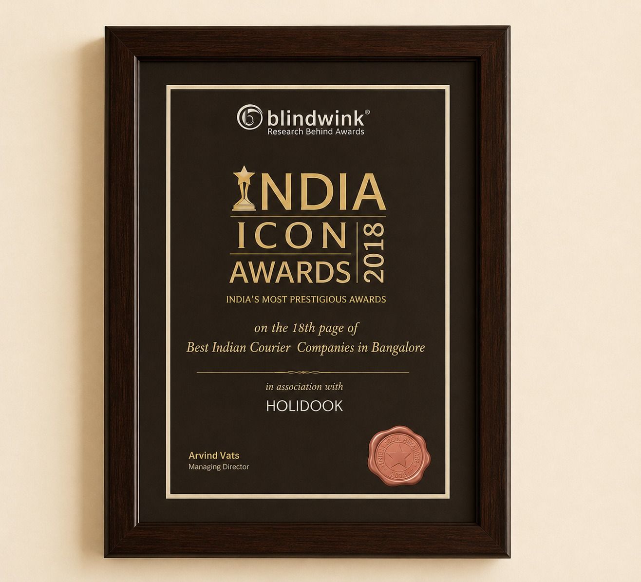 Houzlook certificate and award recognition 7