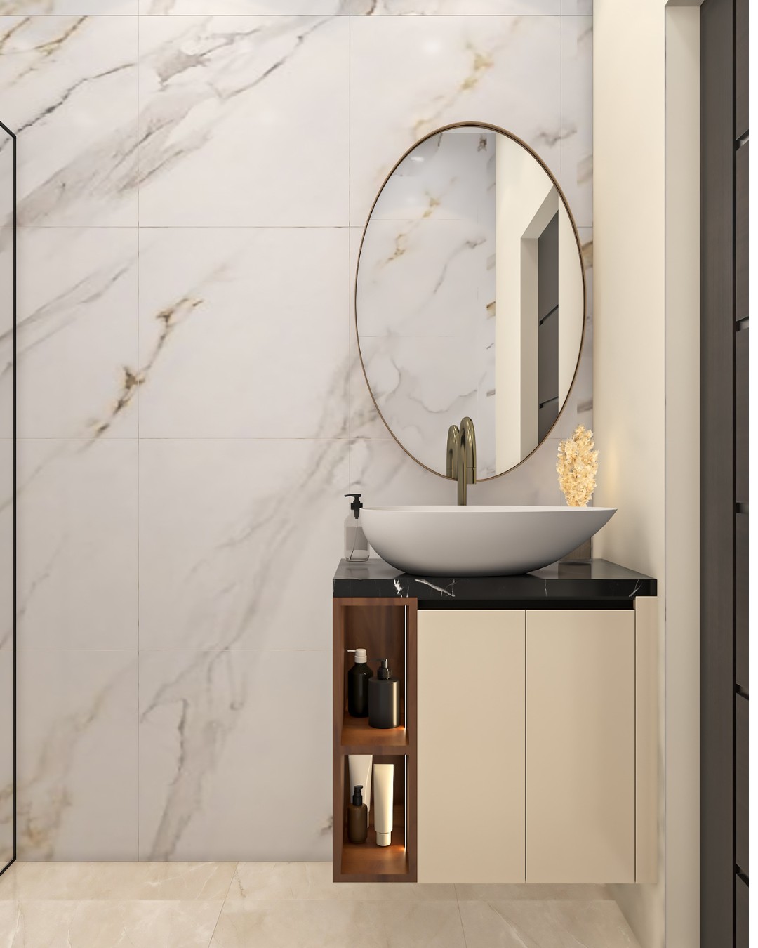 Bathroom Interior Design visual reference 3 by Houzlook Interior Designers