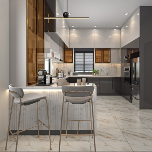Modular Kitchen Design visual reference 2 by Houzlook Interior Designers